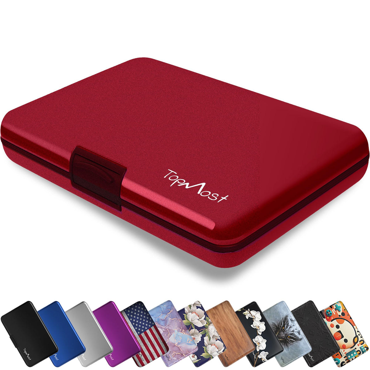 TopMost Aluminum Credit Card Holder, RFID Blocking Wallet for Women & Men