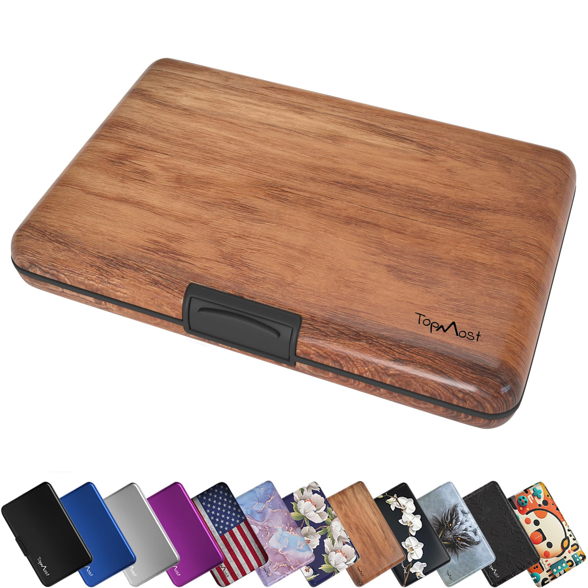 TopMost Aluminum Credit Card Holder, RFID Blocking Wallet for Women & Men
