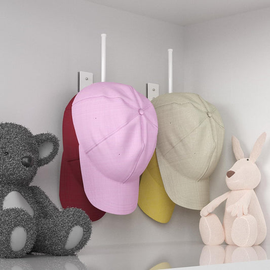 Durmmur Stainless Steel Hat Organizer, Hat Rack for Wall,Each Holds 15 Hats