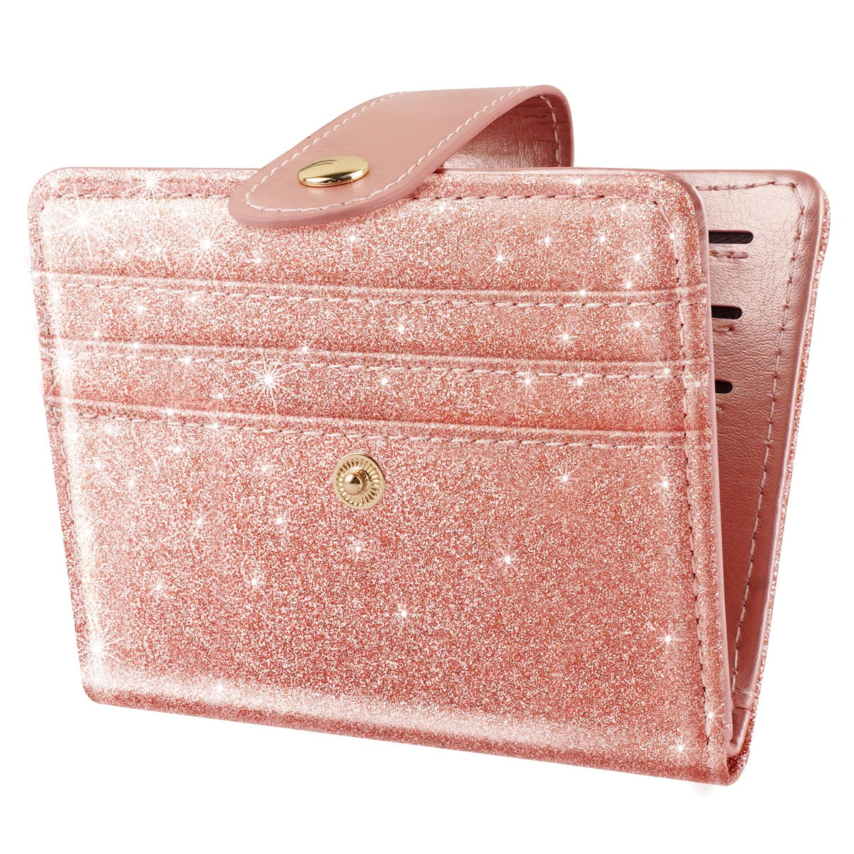 Small Wallets for Women Slim Minimalist Bifold Credit Card Holder