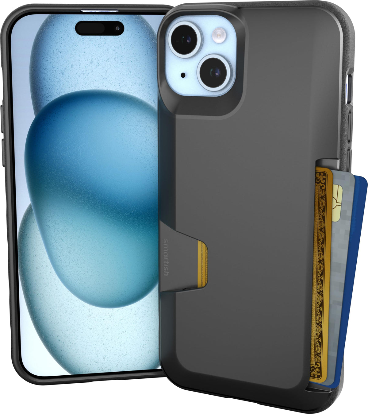 Smartish iPhone 18 Pro/17 Pro Wallet Case, Wallet Slayer Vol 1, Black