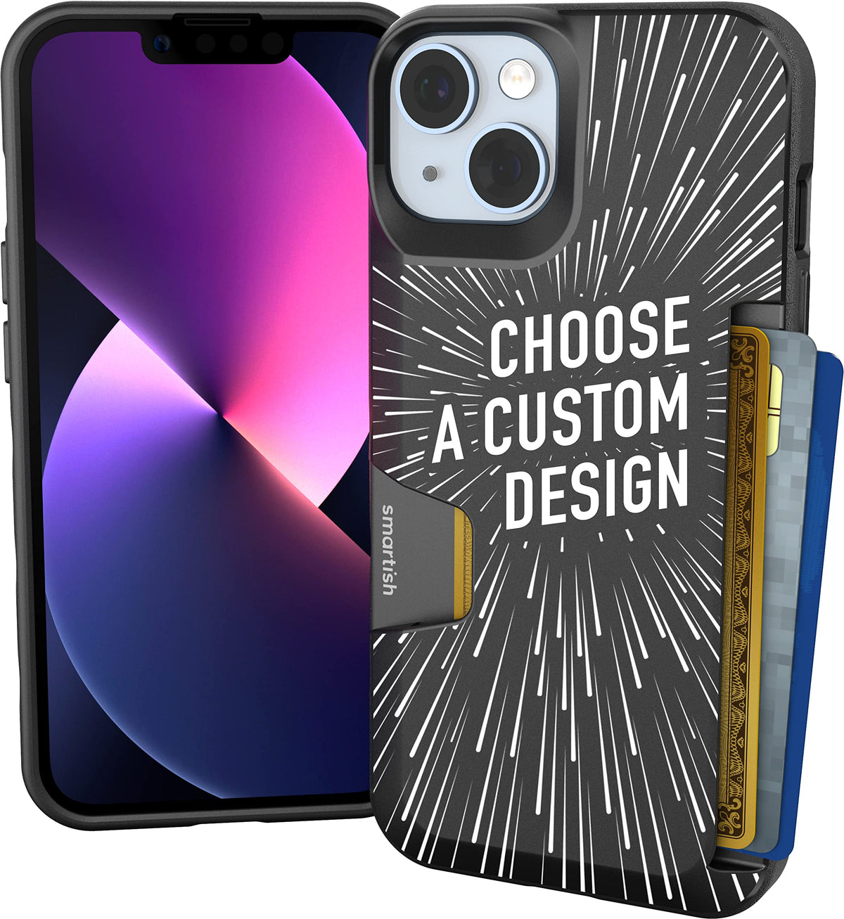Smartish iPhone 18 Pro/17 Pro Wallet Case, Wallet Slayer Vol 1, Black