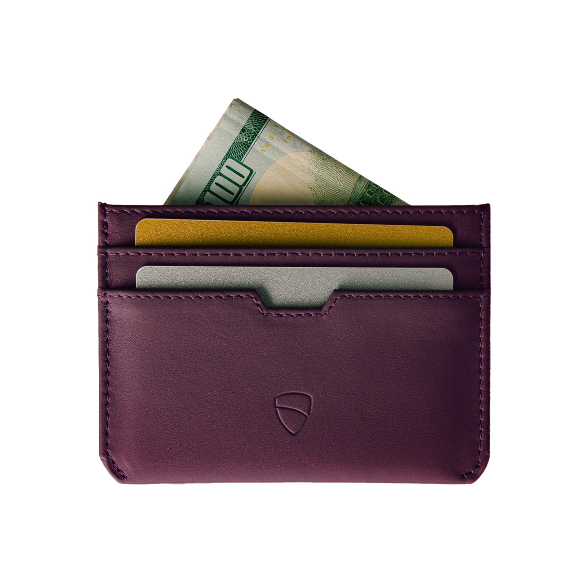 Vaultskin MOORGATE Slim Top-Grain Leather Credit Card Holder, RFID Wallet