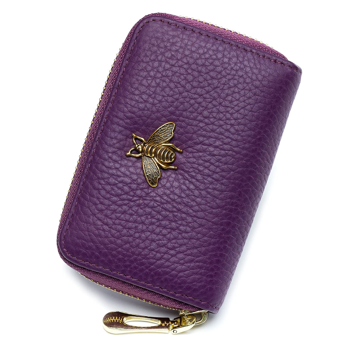 imeetu RFID Credit Card Holder, Small Card Wallet Women, Leather Card Case