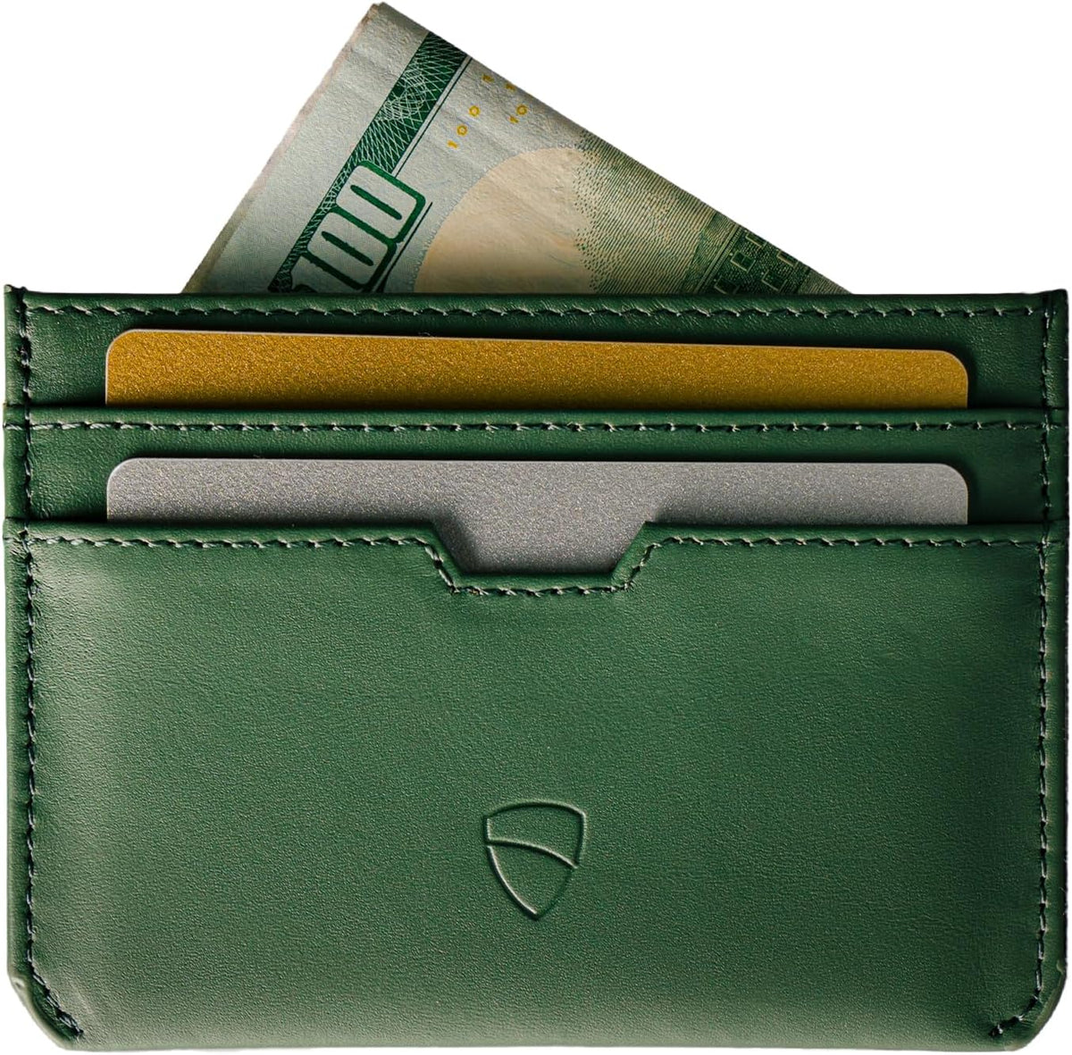 Vaultskin MOORGATE Slim Top-Grain Leather Credit Card Holder, RFID Wallet