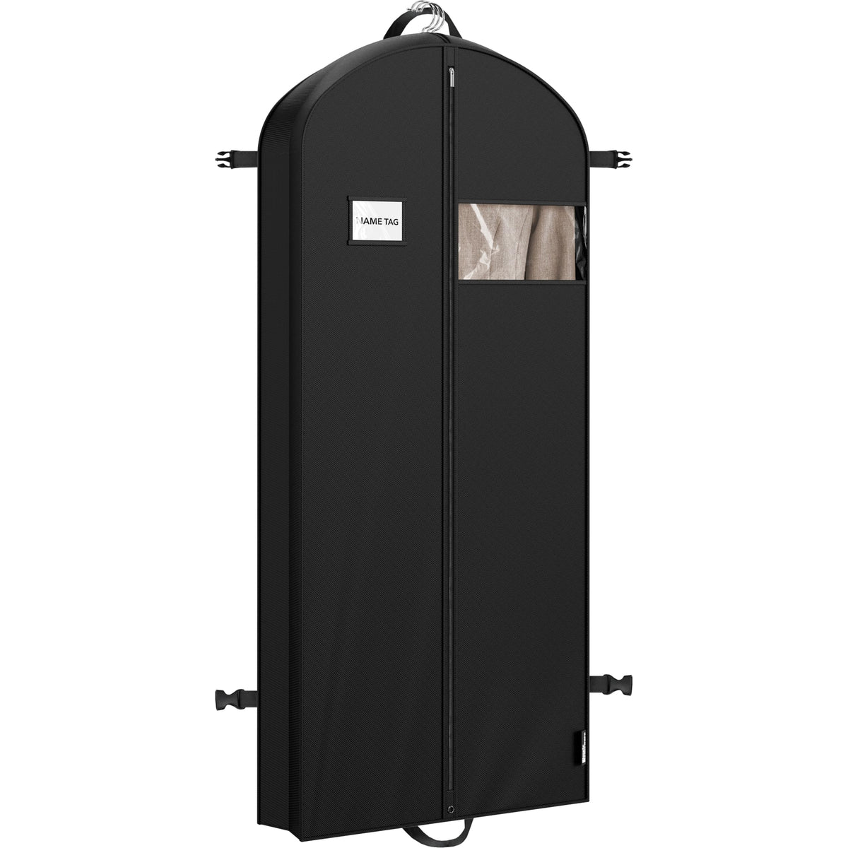 Simple Houseware 43" Travel Garment Bag with Pockets, Heavy Duty Suit Bag