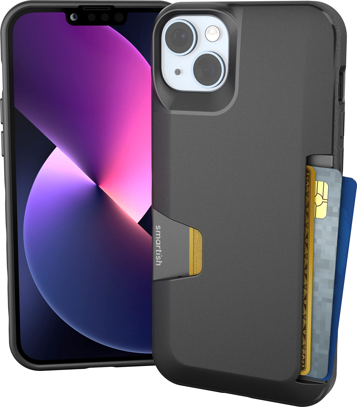 Smartish iPhone 18 Pro/17 Pro Wallet Case, Wallet Slayer Vol 1, Black