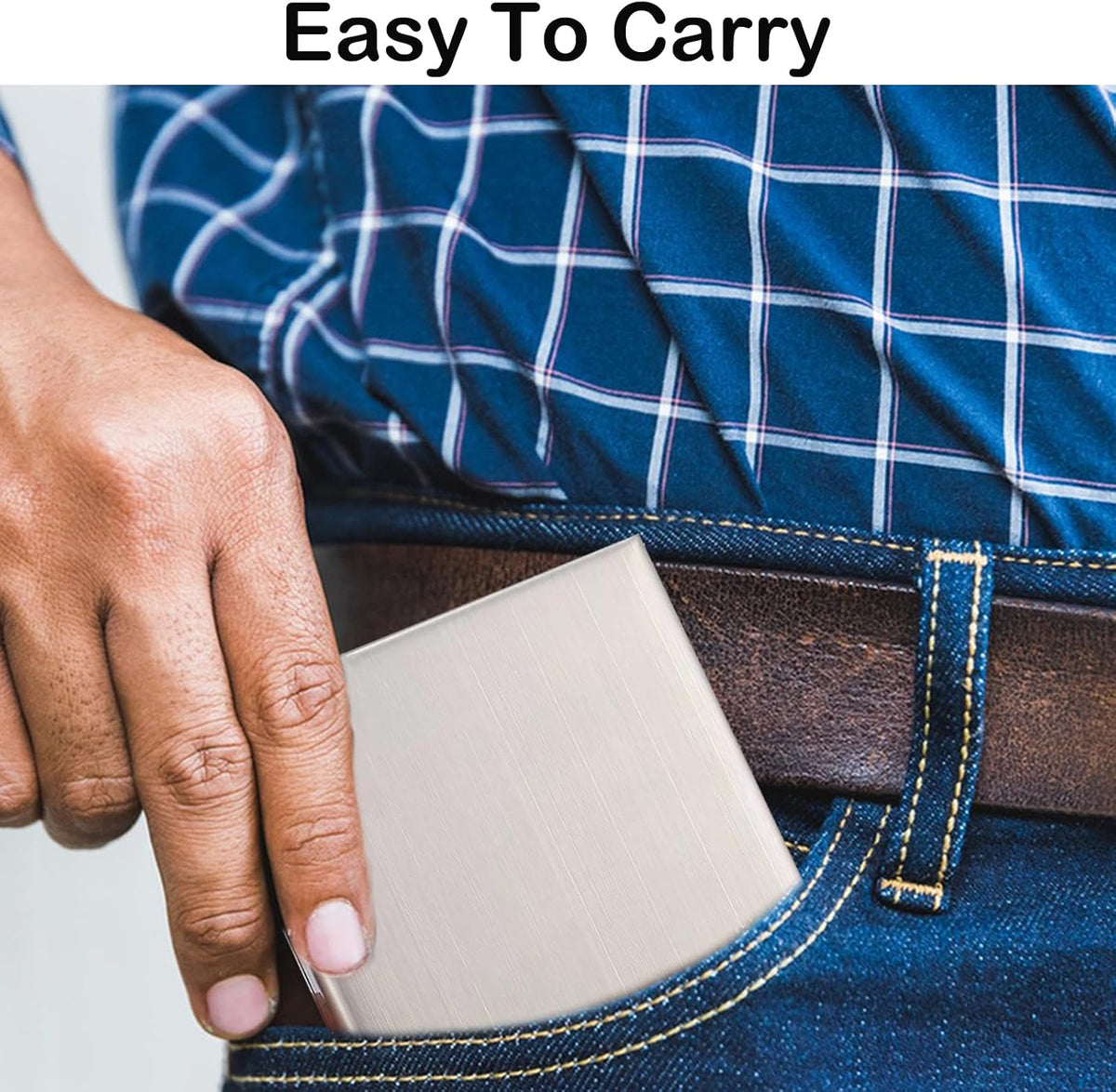 Stainless Steel Slim Metal Card Holder Wallet
