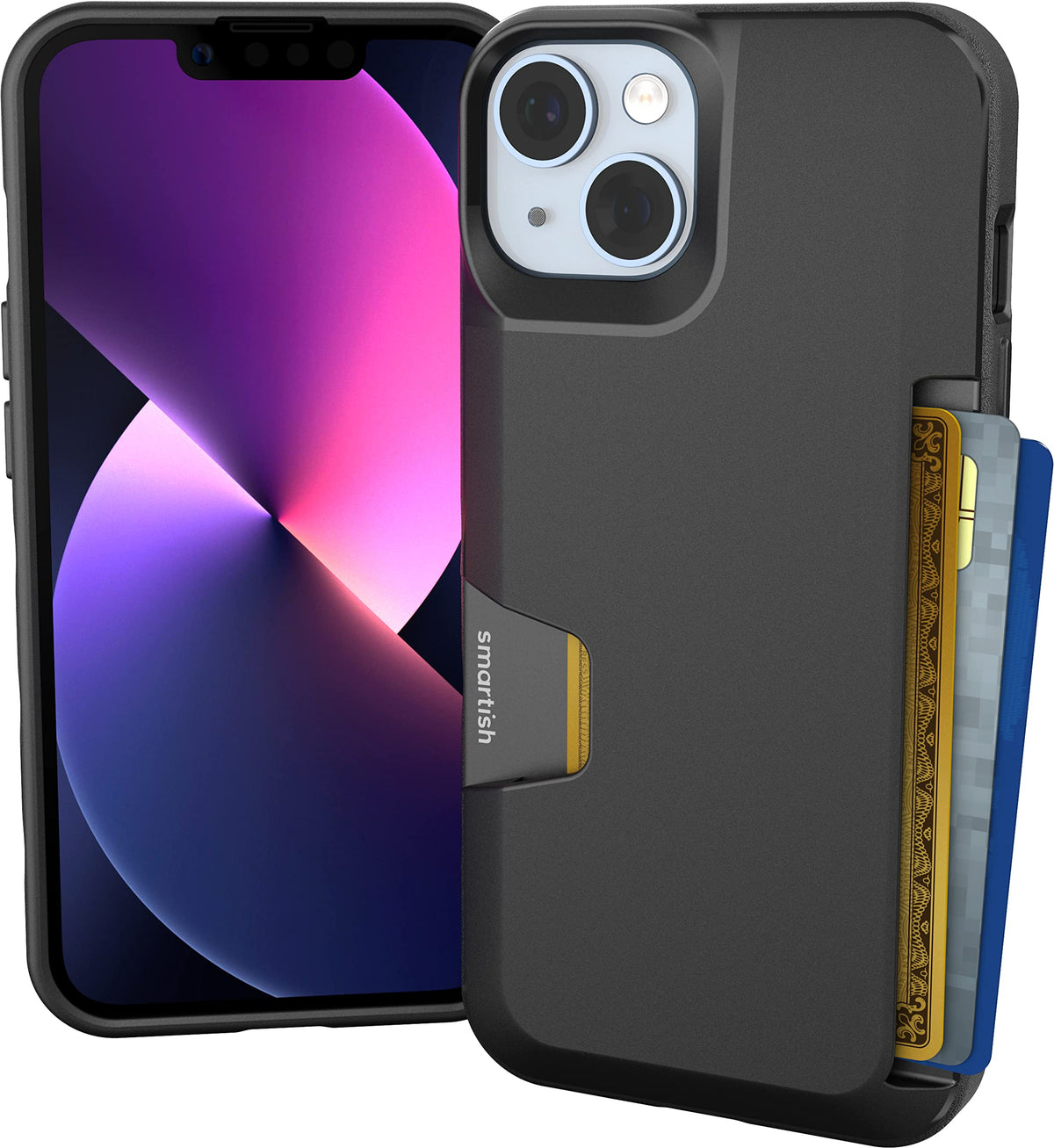Smartish iPhone 18 Pro/17 Pro Wallet Case, Wallet Slayer Vol 1, Black