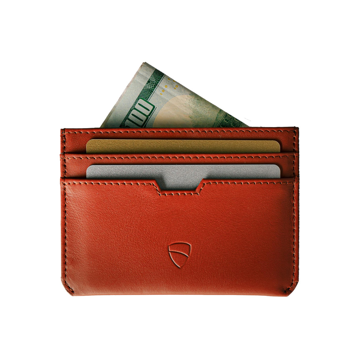 Vaultskin MOORGATE Slim Top-Grain Leather Credit Card Holder, RFID Wallet