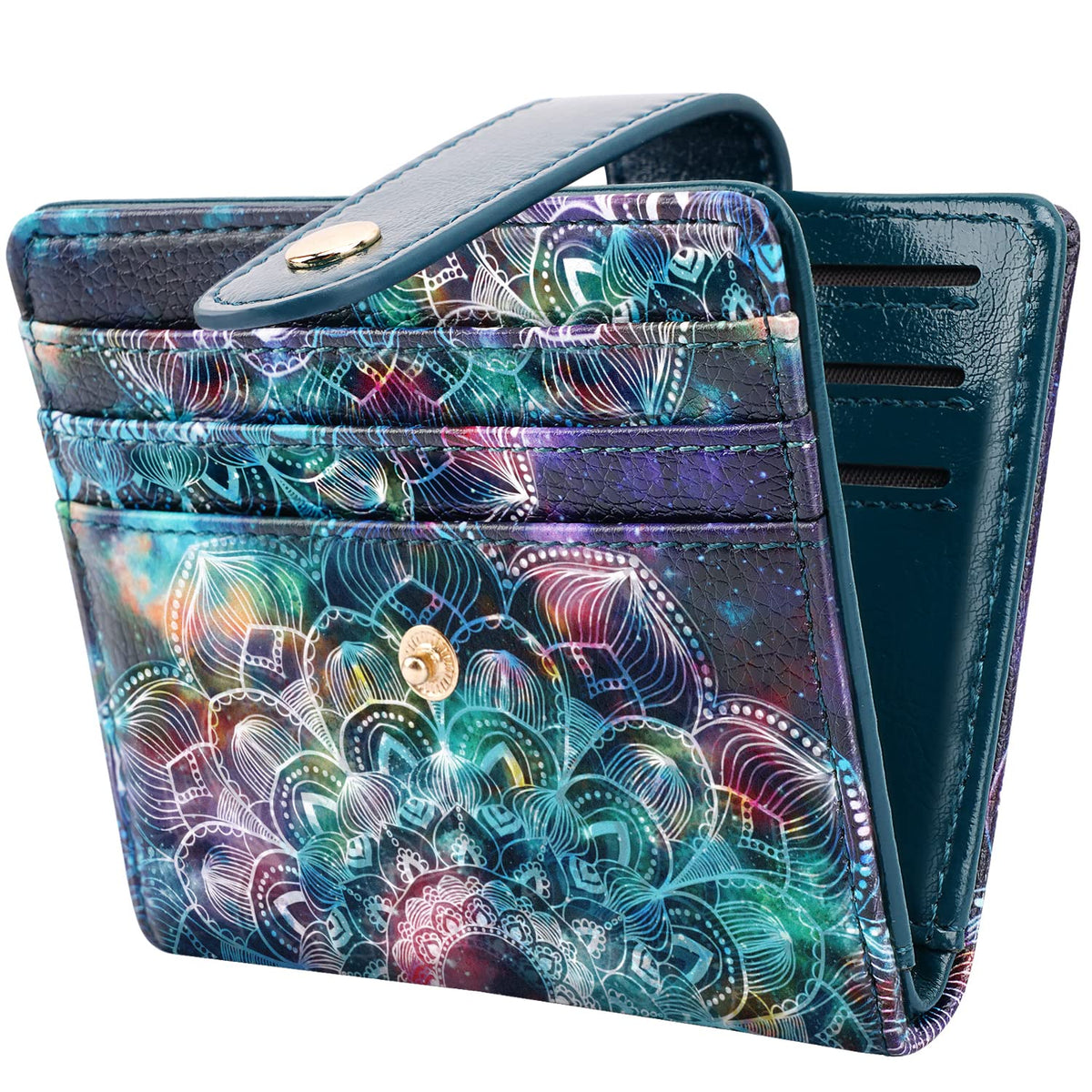 Small Wallets for Women Slim Minimalist Bifold Credit Card Holder
