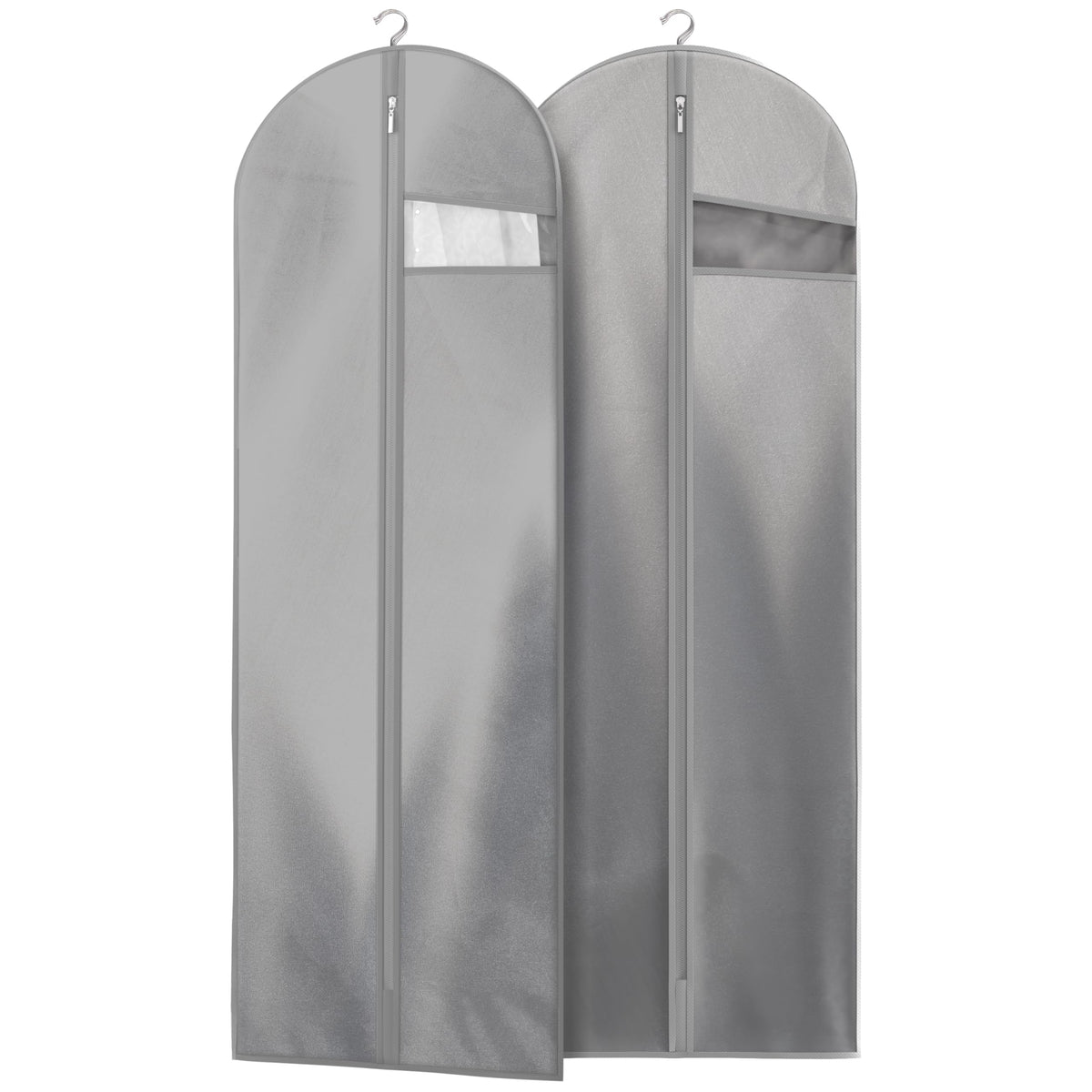 Lazebox 43" Travel Garment Bag with Accessories Zipper Pocket, Heavy Duty Suit Bag for Suits, Tuxedos, Dresses, Coats, Blue, 1 pack
