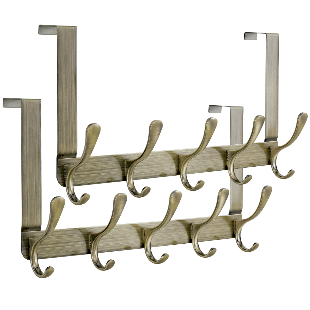 SKOLOO Over The Door Hook, Door Hanger Hooks for Hanging Clothes, Towels, Coats, Hats, Over The Door Towel Hook - White, Assembly Required