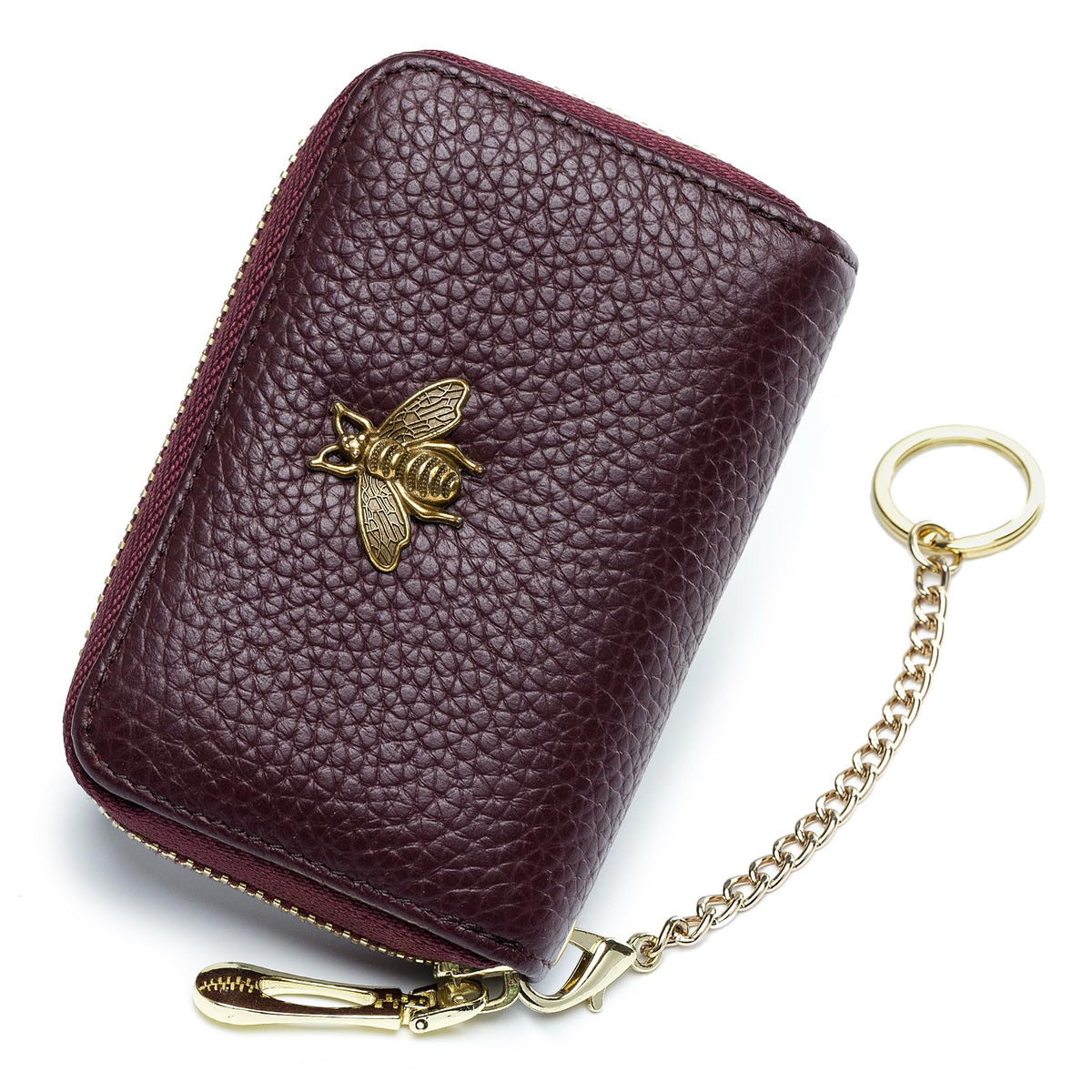 imeetu RFID Credit Card Holder, Small Card Wallet Women, Leather Card Case