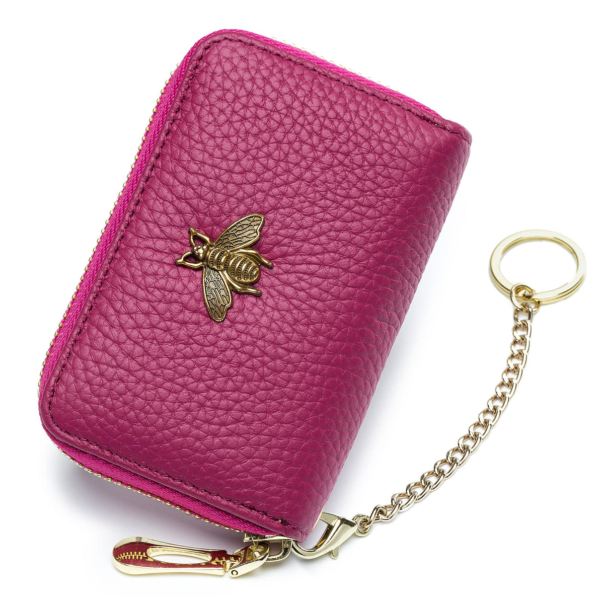 imeetu RFID Credit Card Holder, Small Card Wallet Women, Leather Card Case