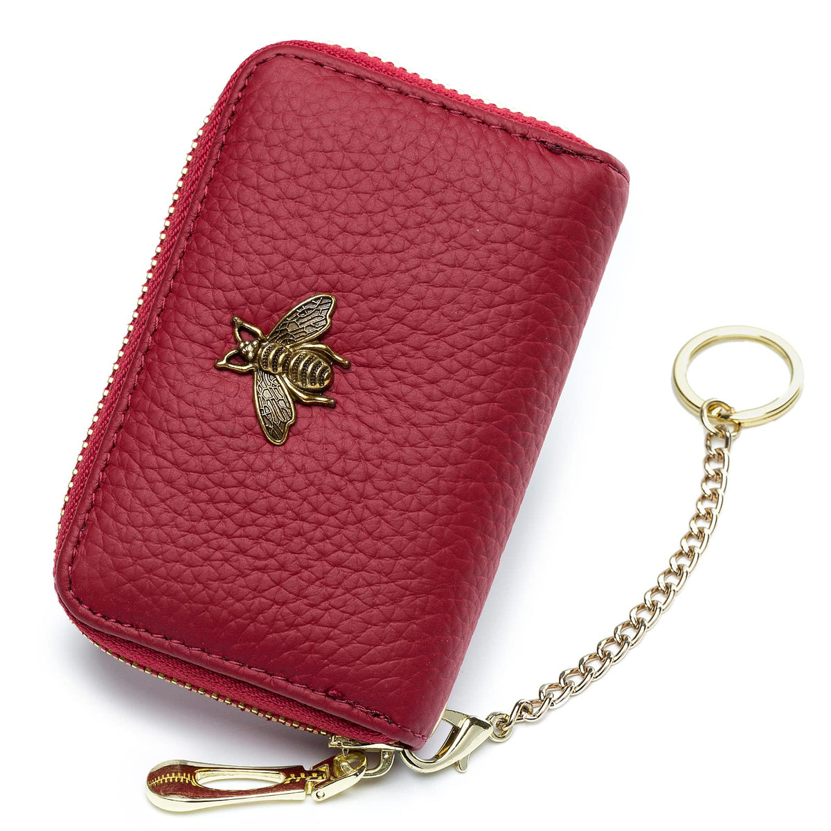 imeetu RFID Credit Card Holder, Small Card Wallet Women, Leather Card Case