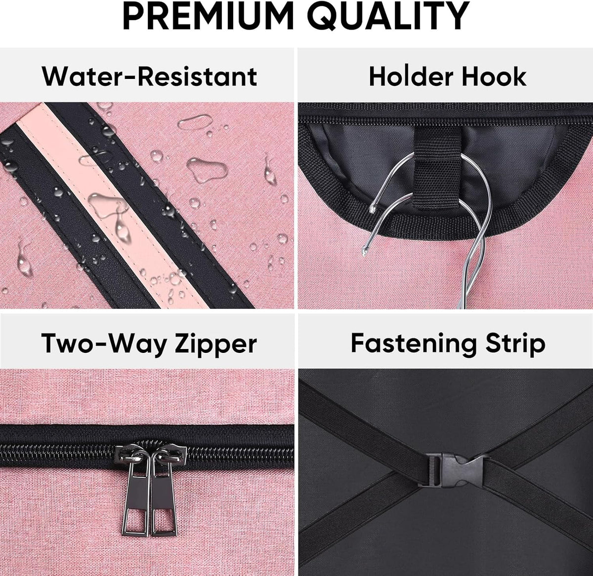 BALEINE Garment Bags for Travel, Water Resistant Carry on Suit Bag