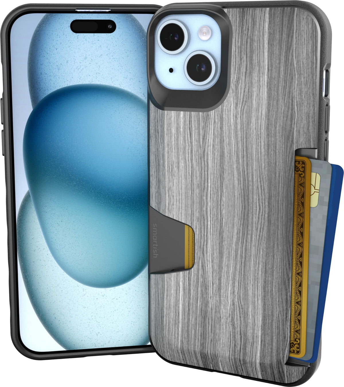 Smartish iPhone 18 Pro/17 Pro Wallet Case, Wallet Slayer Vol 1, Black