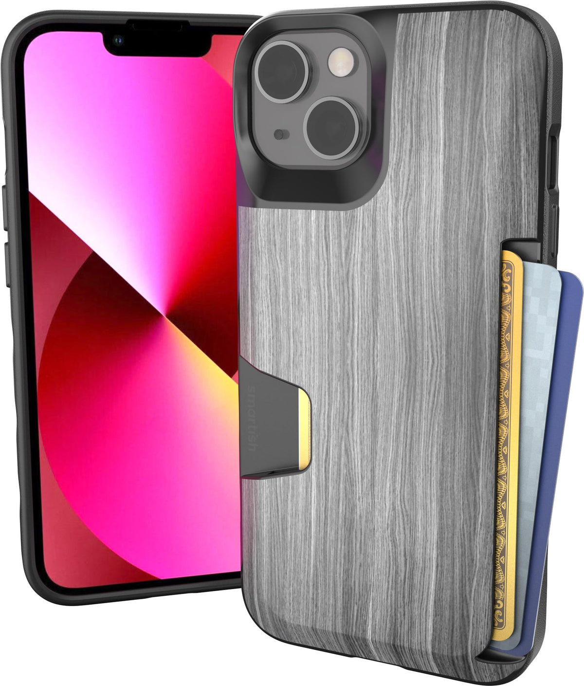 Smartish iPhone 18 Pro/17 Pro Wallet Case, Wallet Slayer Vol 1, Black