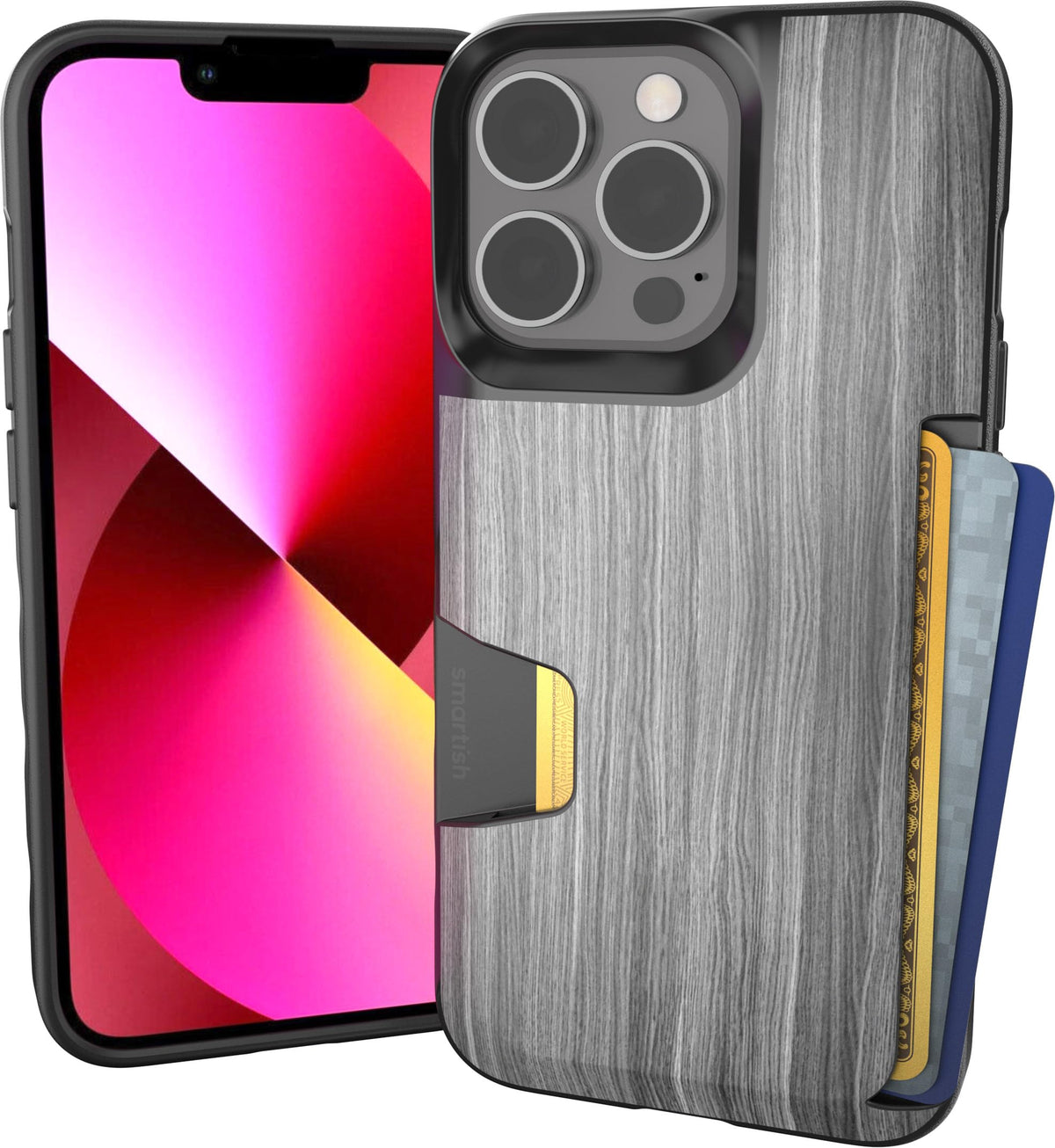 Smartish iPhone 18 Pro/17 Pro Wallet Case, Wallet Slayer Vol 1, Black