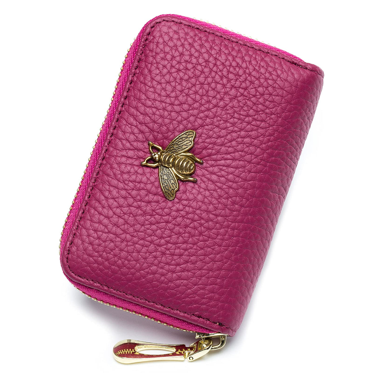 imeetu RFID Credit Card Holder, Small Card Wallet Women, Leather Card Case