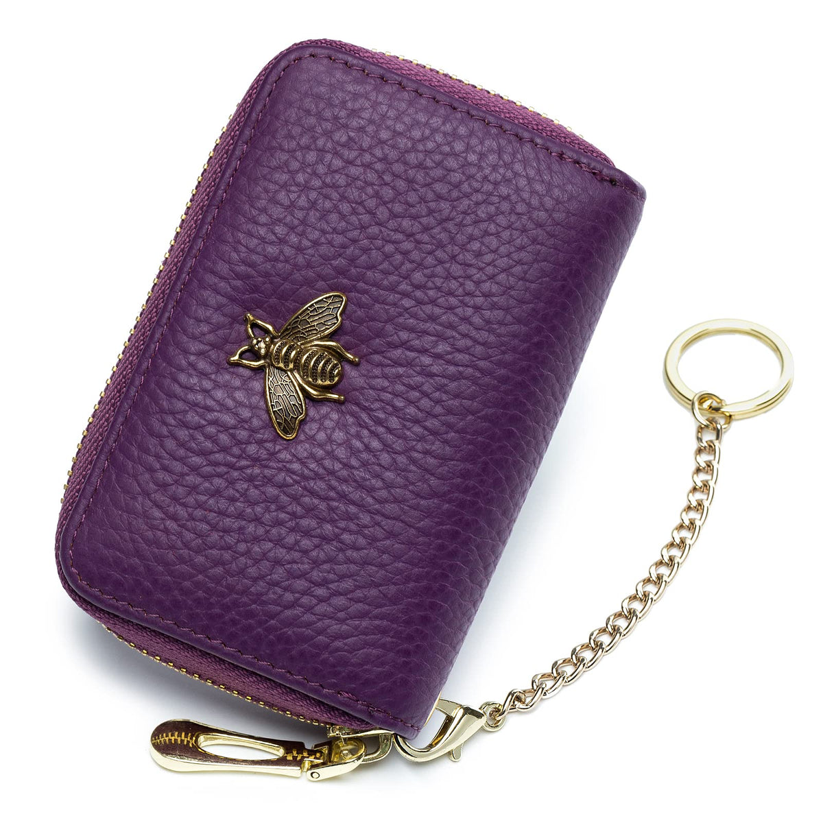 imeetu RFID Credit Card Holder, Small Card Wallet Women, Leather Card Case
