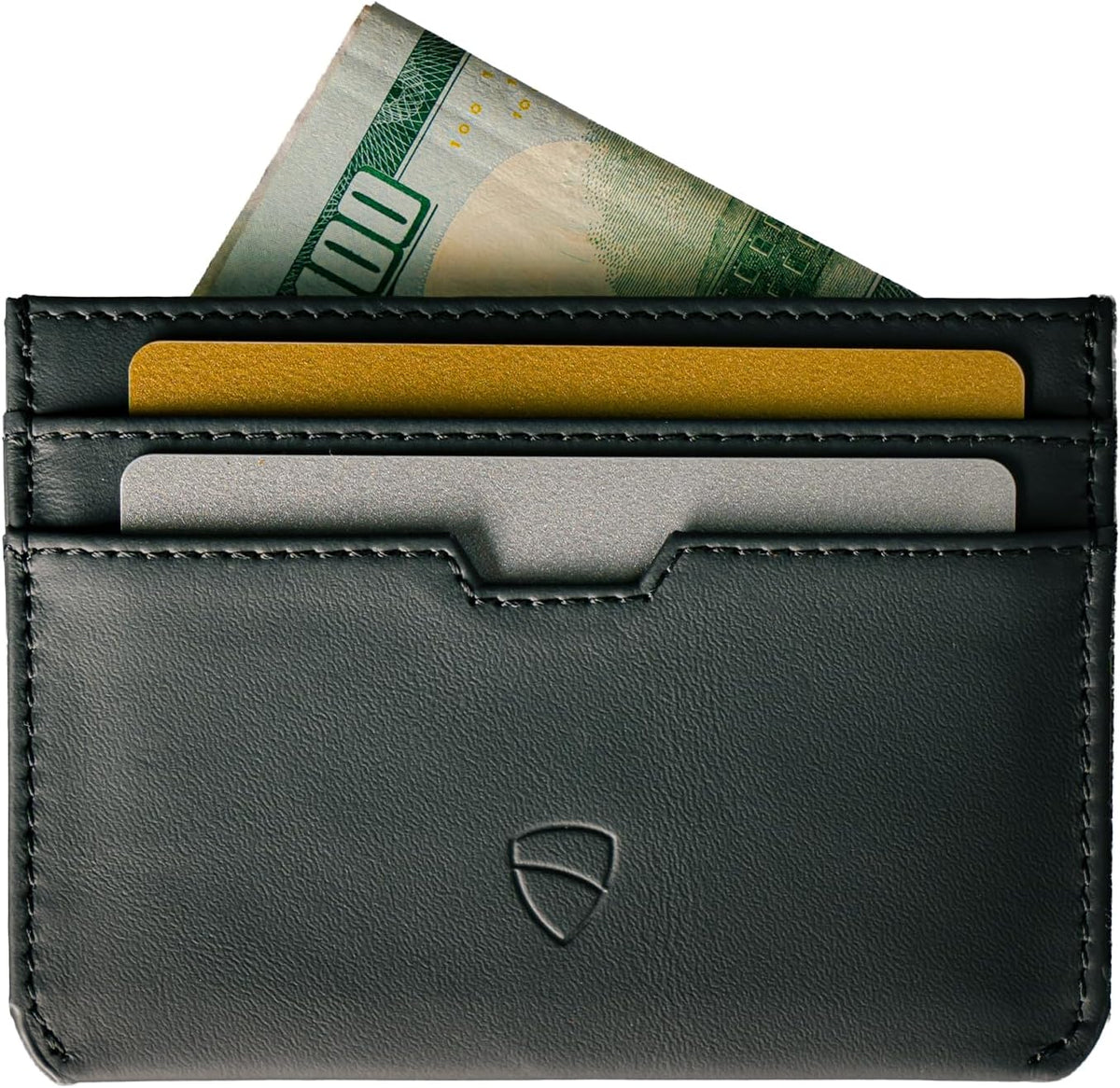 Vaultskin MOORGATE Slim Top-Grain Leather Credit Card Holder, RFID Wallet
