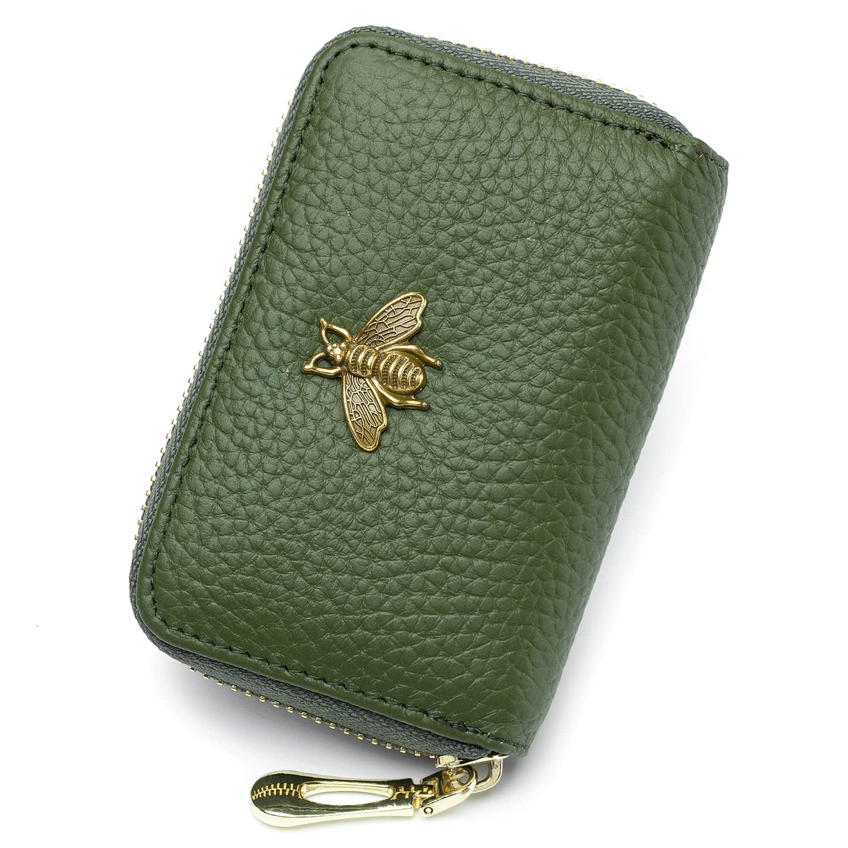 imeetu RFID Credit Card Holder, Small Card Wallet Women, Leather Card Case
