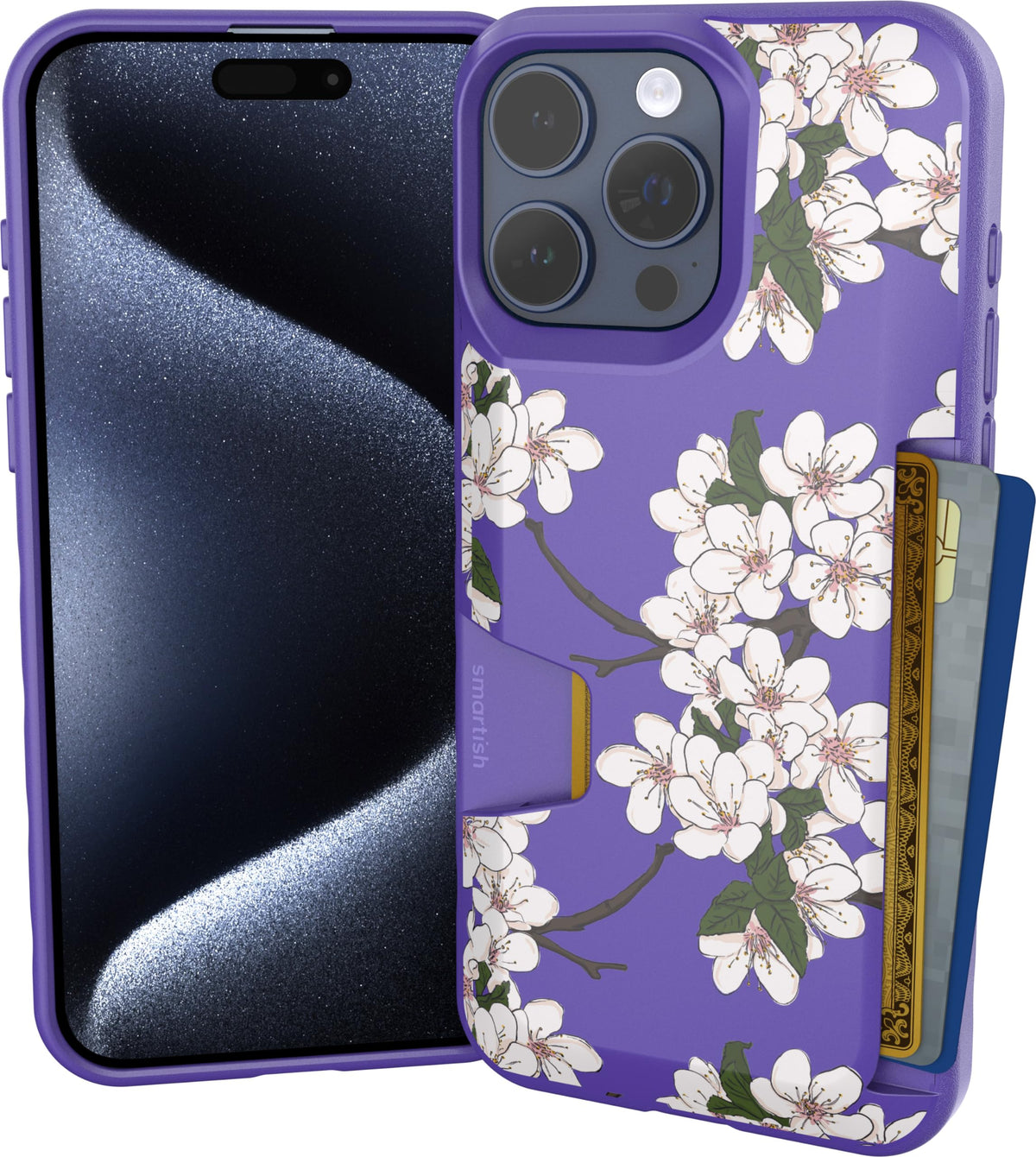 Smartish iPhone 18 Pro/17 Pro Wallet Case, Wallet Slayer Vol 1, Black