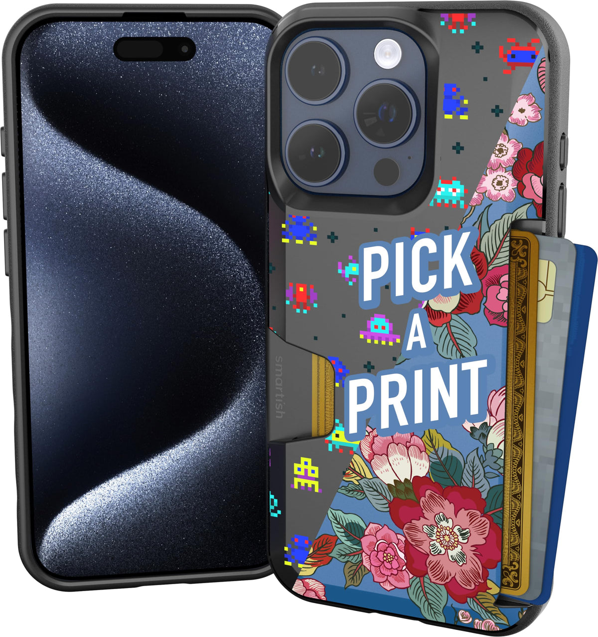Smartish iPhone 18 Pro/17 Pro Wallet Case, Wallet Slayer Vol 1, Black