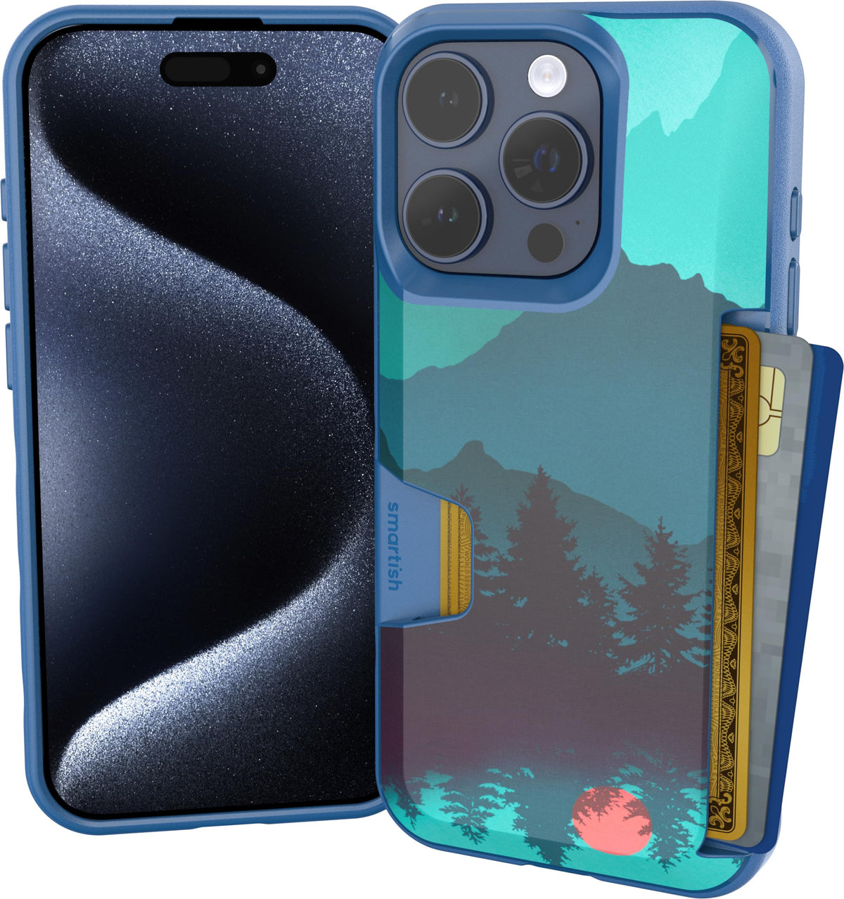 Smartish iPhone 18 Pro/17 Pro Wallet Case, Wallet Slayer Vol 1, Black