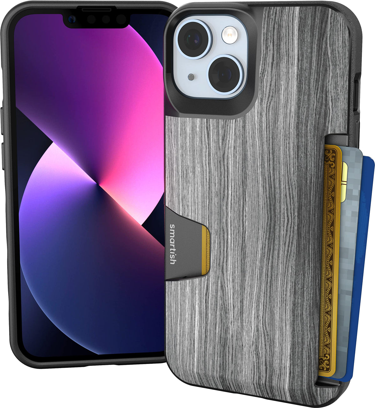 Smartish iPhone 18 Pro/17 Pro Wallet Case, Wallet Slayer Vol 1, Black