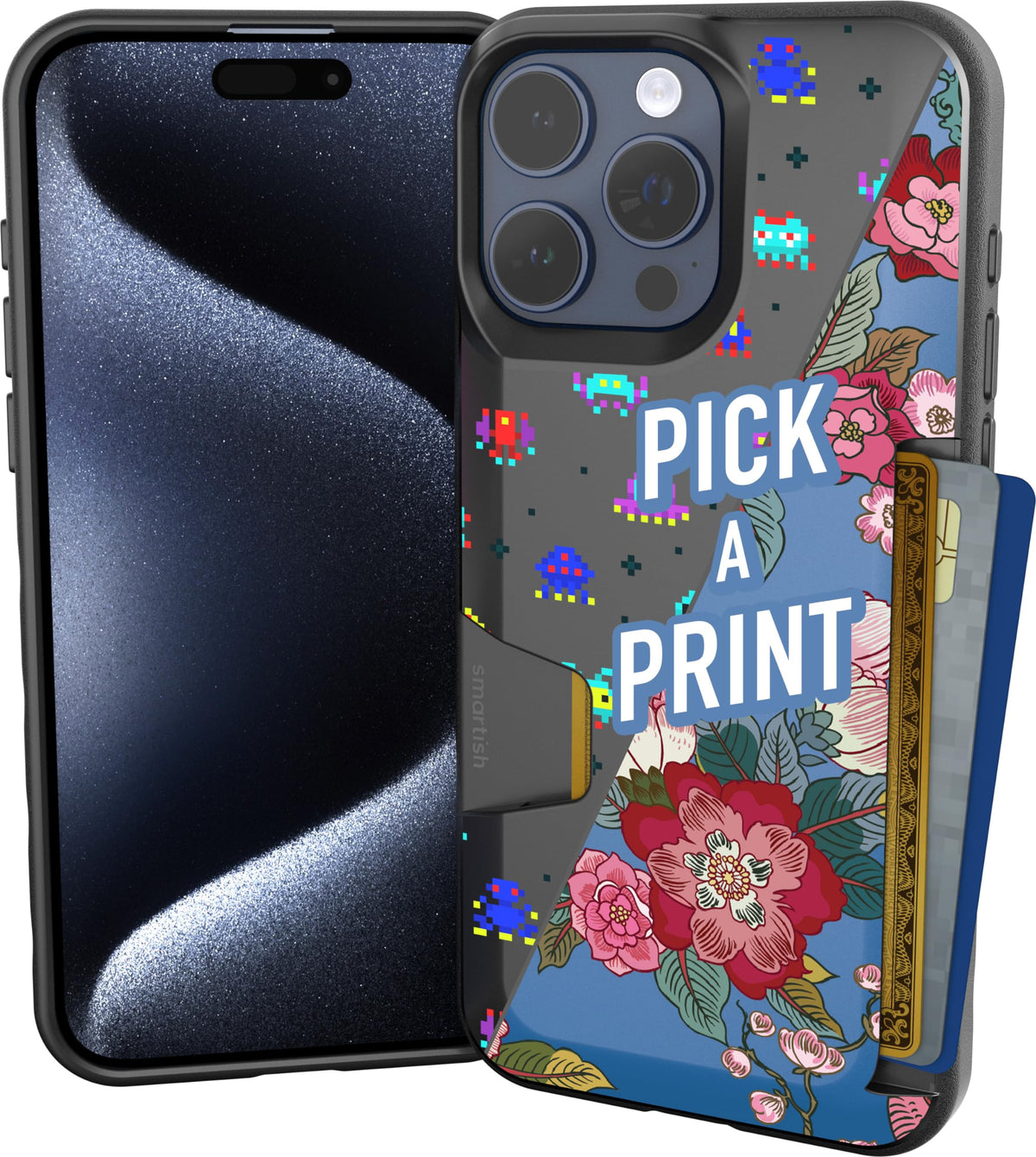 Smartish iPhone 18 Pro/17 Pro Wallet Case, Wallet Slayer Vol 1, Black